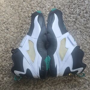 Mens Athletic Shoes - Black, White, and Green